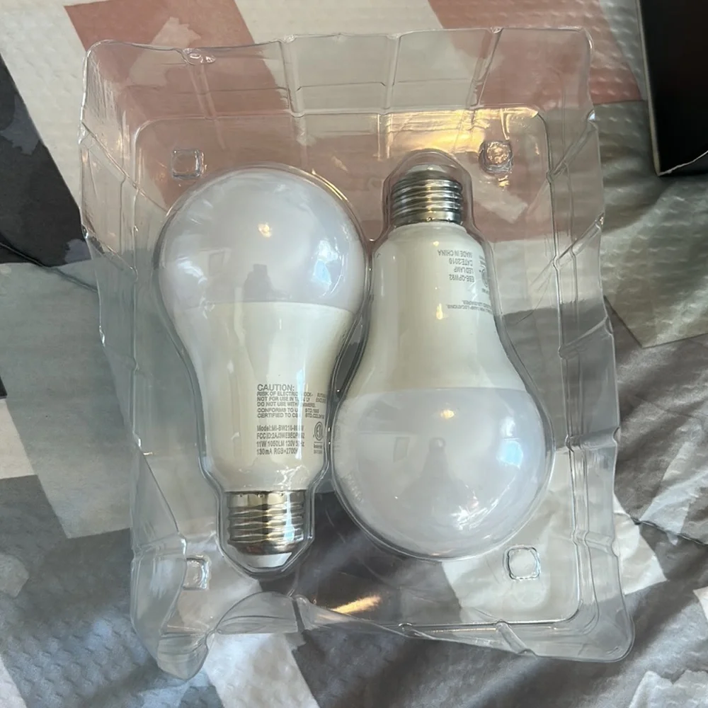 LED light bulbs.